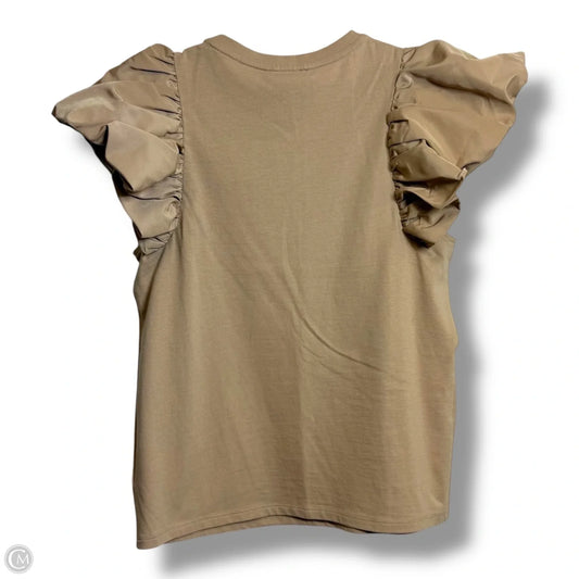 Top Sleeveless By Express In Tan, Size: Xs