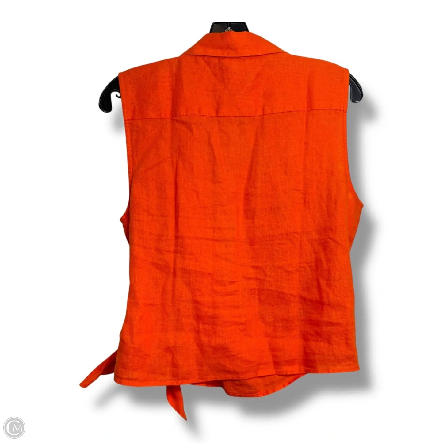 Top Sleeveless By Ann Taylor In Orange, Size: M