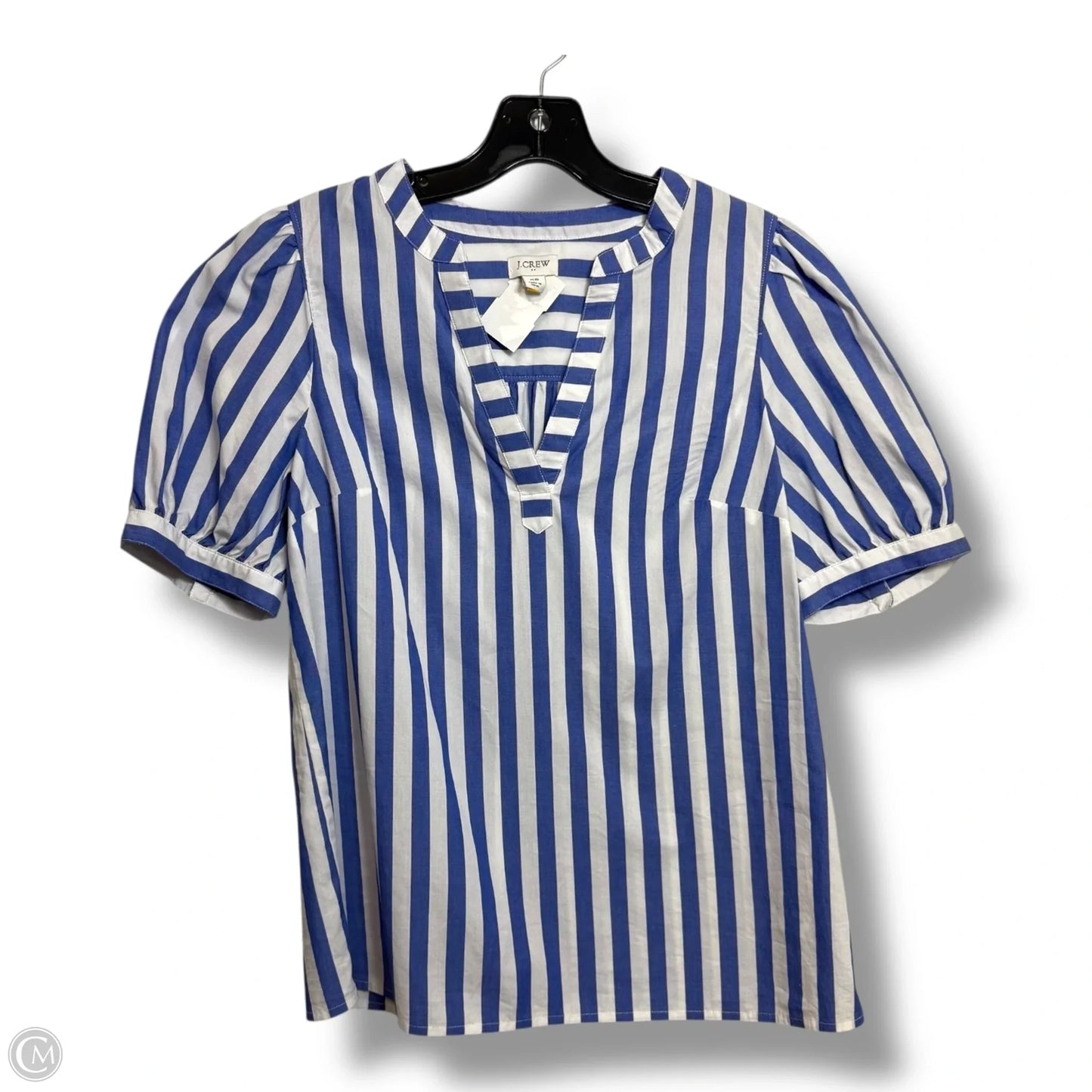 Top Short Sleeve By J. Crew In Striped Pattern, Size: Xs