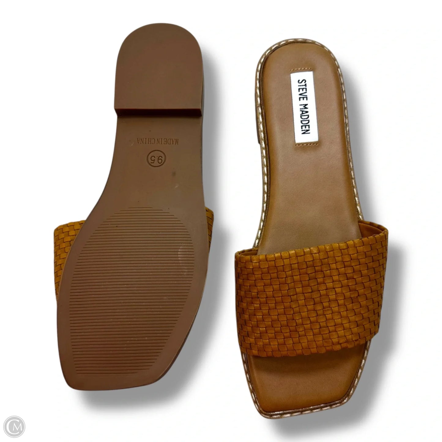 Sandals Flats By Steve Madden In Tan, Size: 9.5