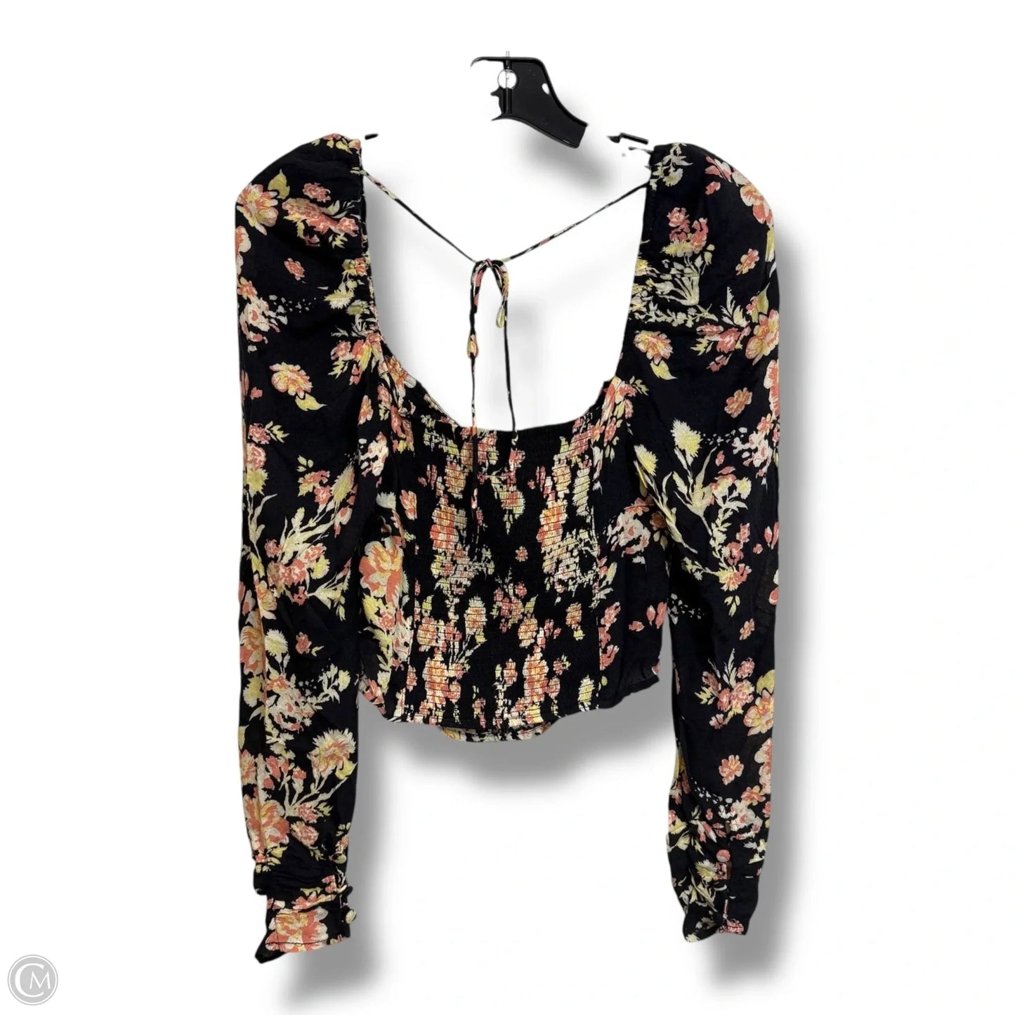 Top Long Sleeve By Free People In Floral Print, Size: Xs