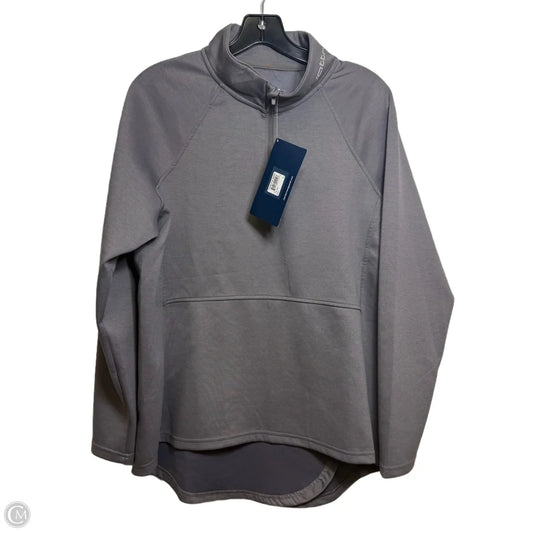 Athletic Jacket By Clothes Mentor In Grey, Size: Xl