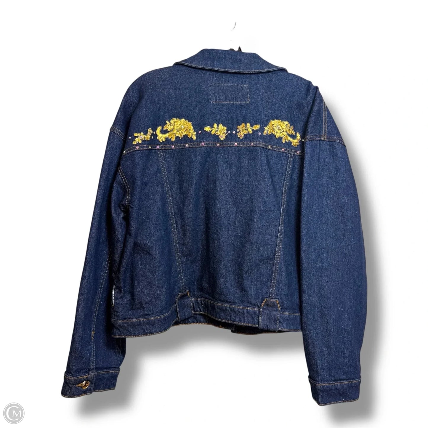 Jacket Denim By Loft In Blue Denim, Size: Xl