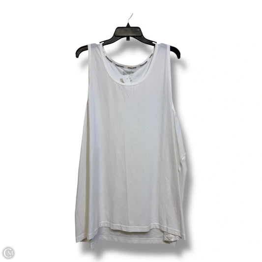 Top Sleeveless By Duluth Trading In White, Size: 3x
