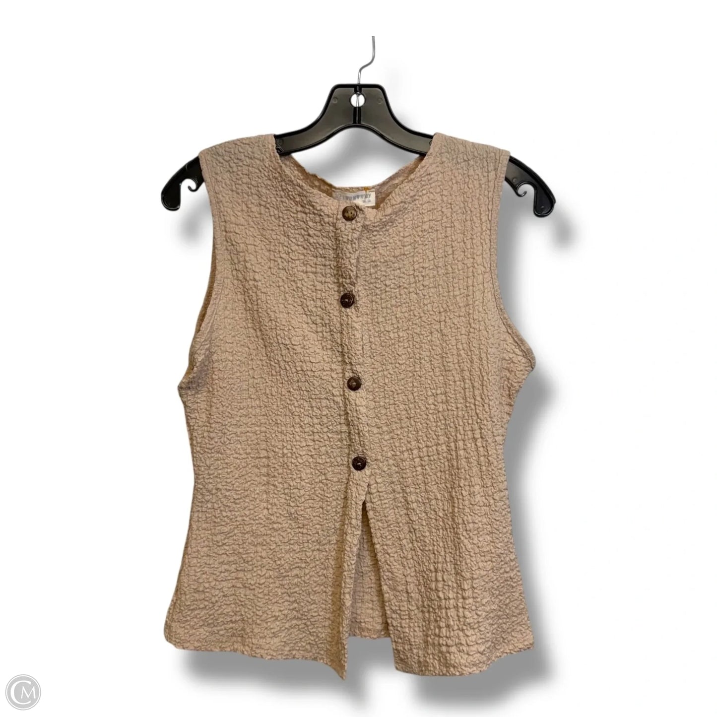 Top Sleeveless By See You Monday In Beige, Size: Xl