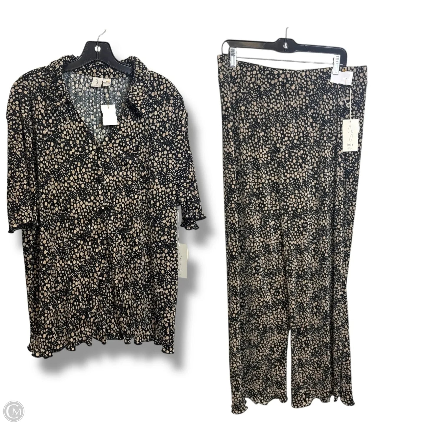 Pants Set 2pc By Joie In Black, Size: Xl