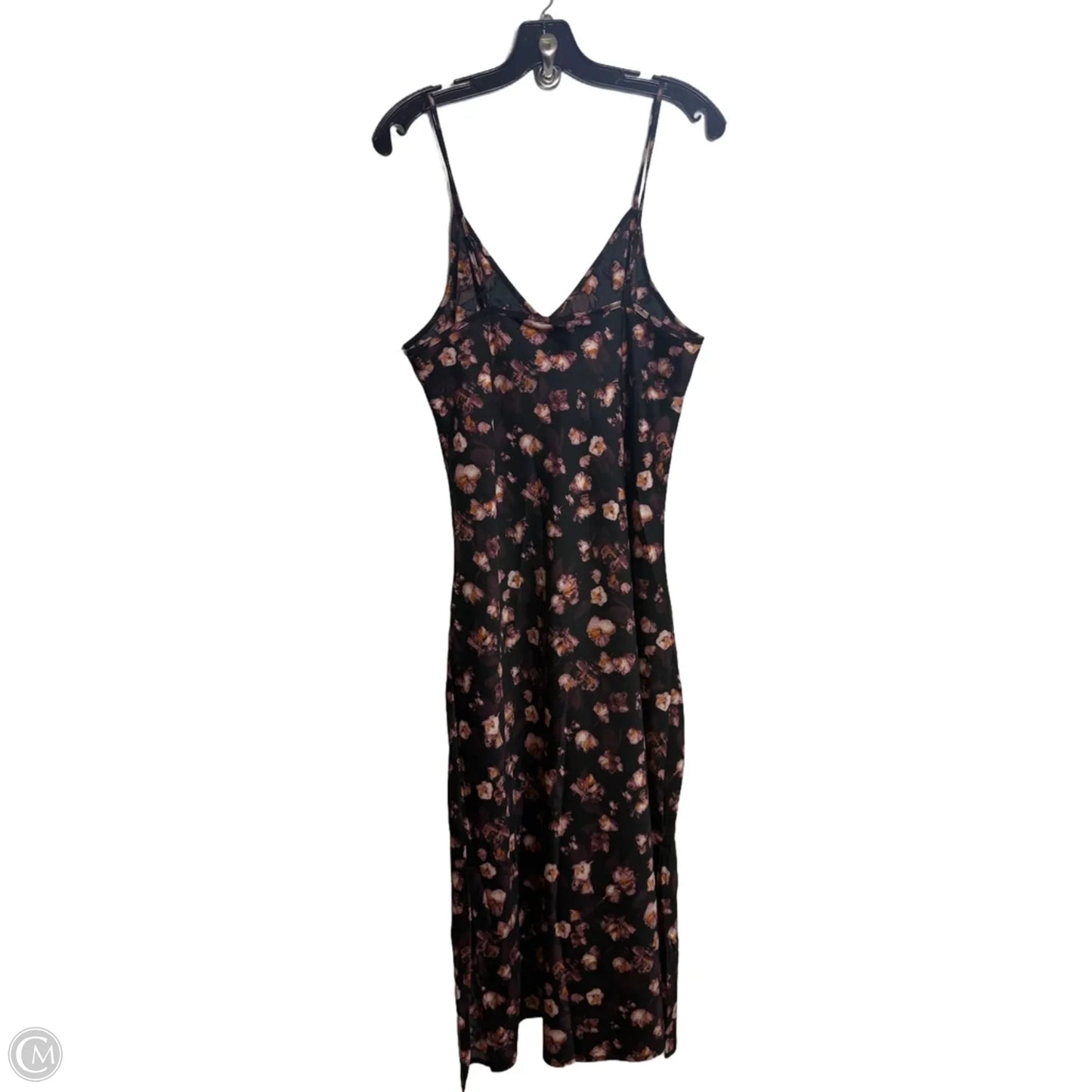 Dress Casual Midi By A New Day In Floral Print, Size: M