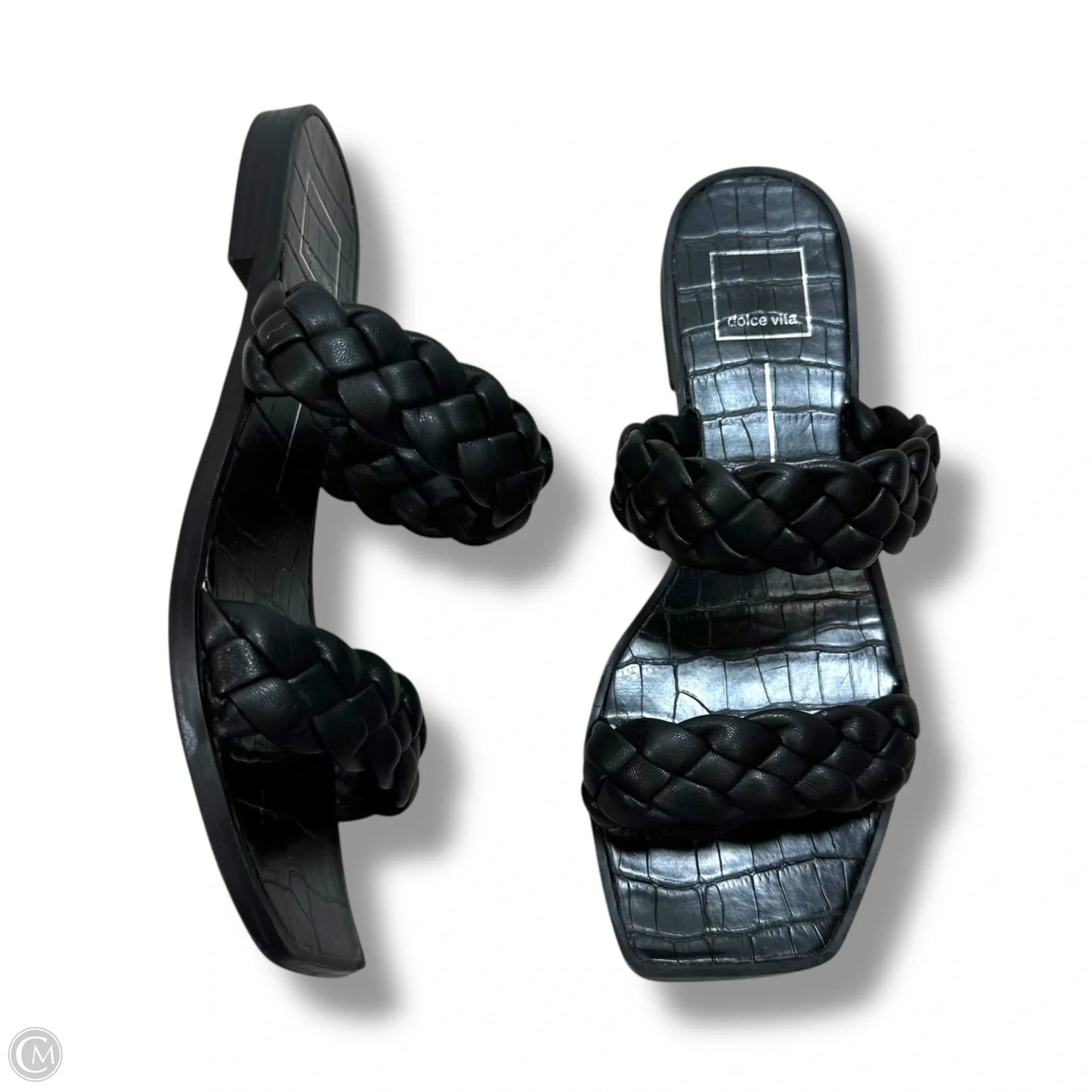 Sandals Flats By Dolce Vita In Black, Size: 8