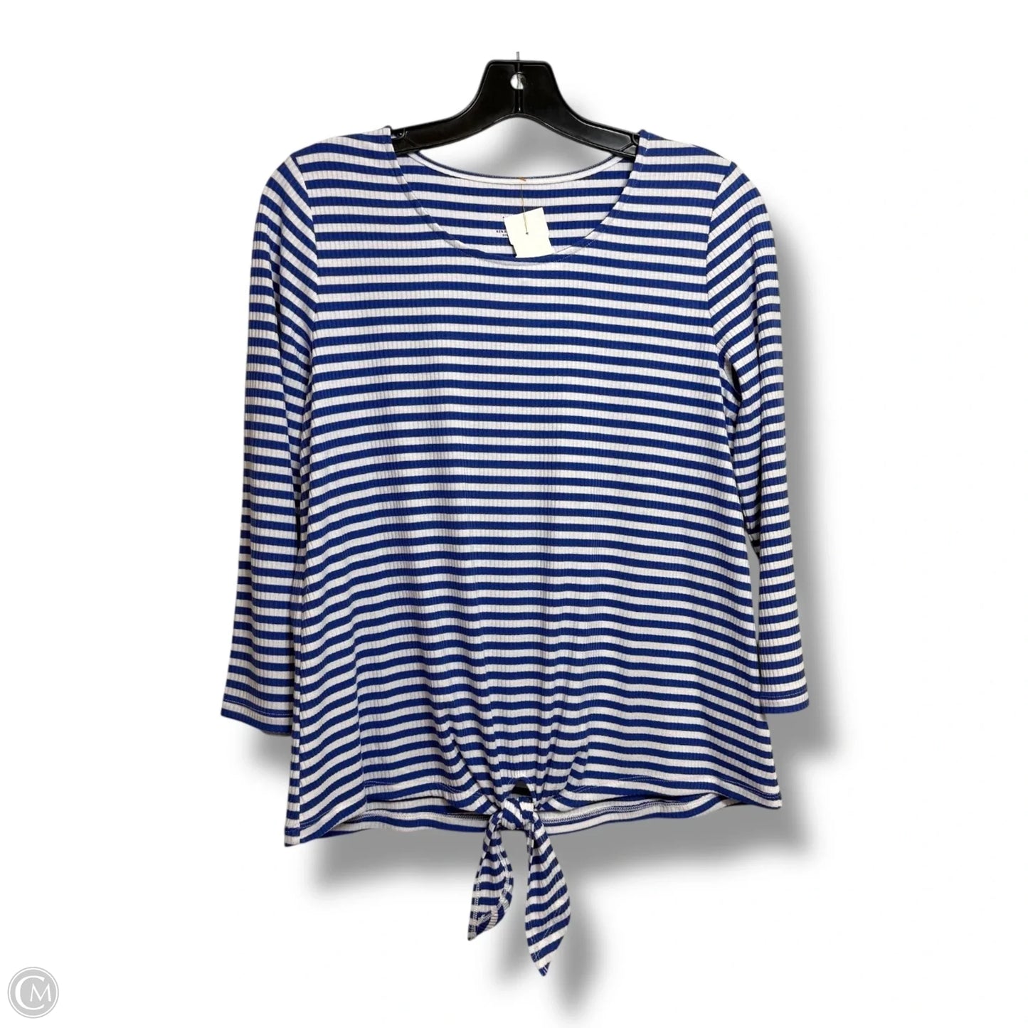 Top Long Sleeve By Talbots In Striped Pattern, Size: Sp