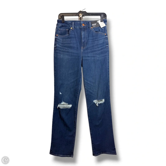Jeans Straight By Express In Blue Denim, Size: M
