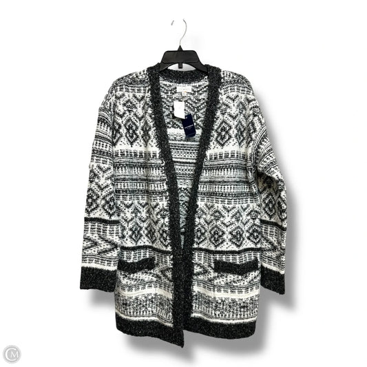 Cardigan By Lucky Brand In Grey, Size: M