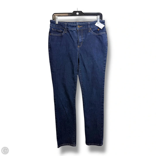 Jeans Straight By St Johns Bay In Blue Denim, Size: 8