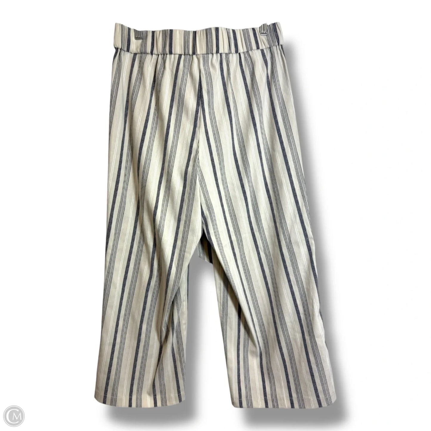 Pants Cropped By Zac And Rachel In Striped Pattern, Size: 12
