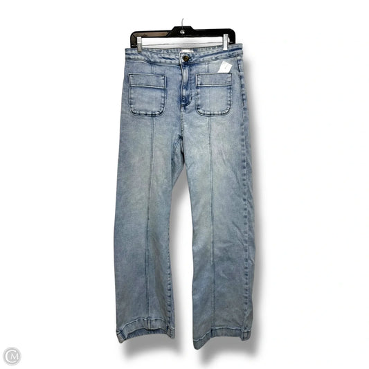 Jeans Wide Leg By Lc Lauren Conrad In Blue Denim, Size: 10