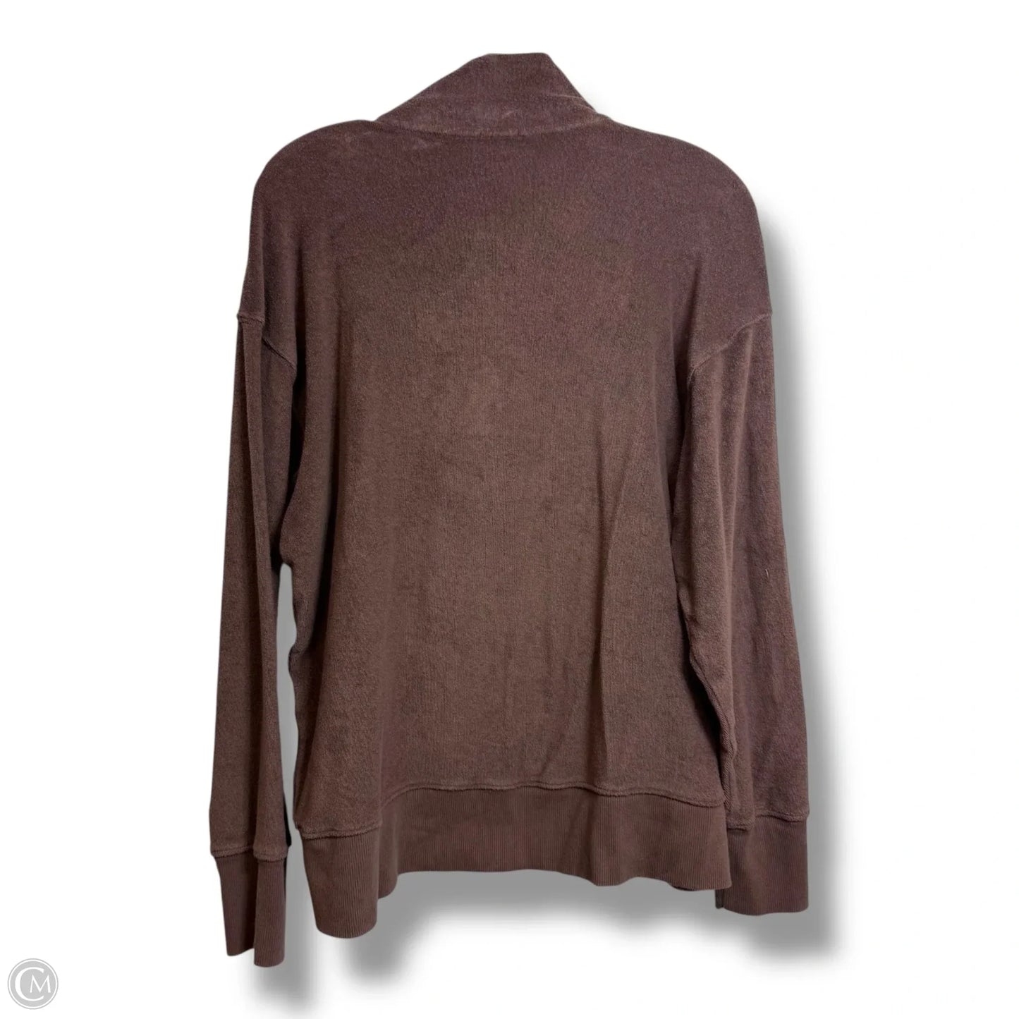 Top Long Sleeve By Aerie In Brown, Size: S