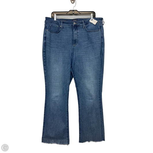 Jeans Straight By Not Your Daughters Jeans In Blue Denim, Size: 16