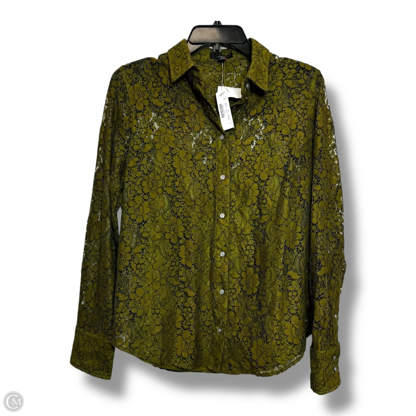 Top 2pc Long Sleeve By J. Crew In Green, Size: M