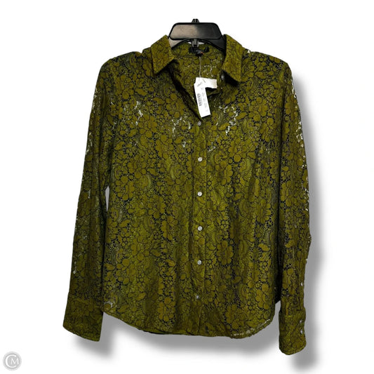 Top 2pc Long Sleeve By J. Crew In Green, Size: M