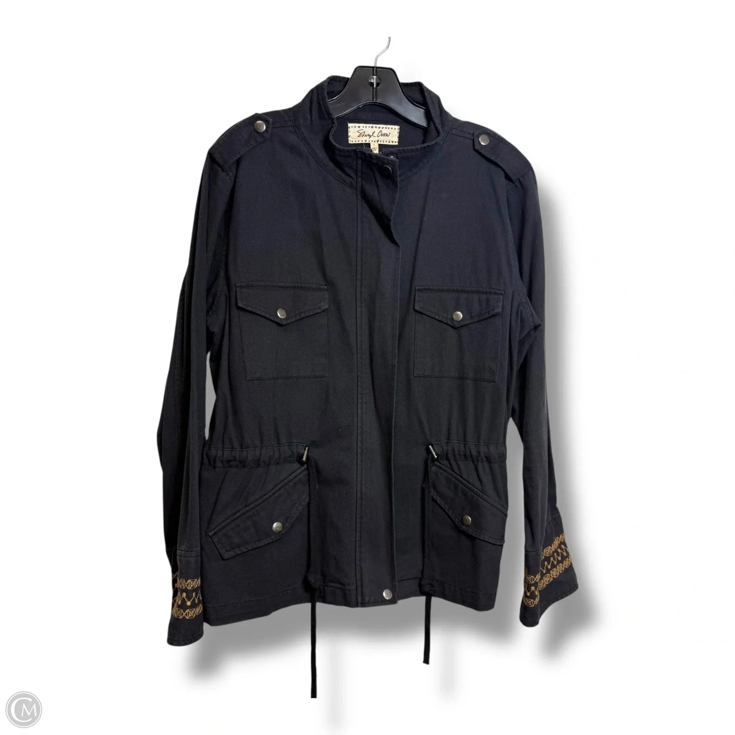 Jacket Denim By SHERYL CROW In Black, Size: L