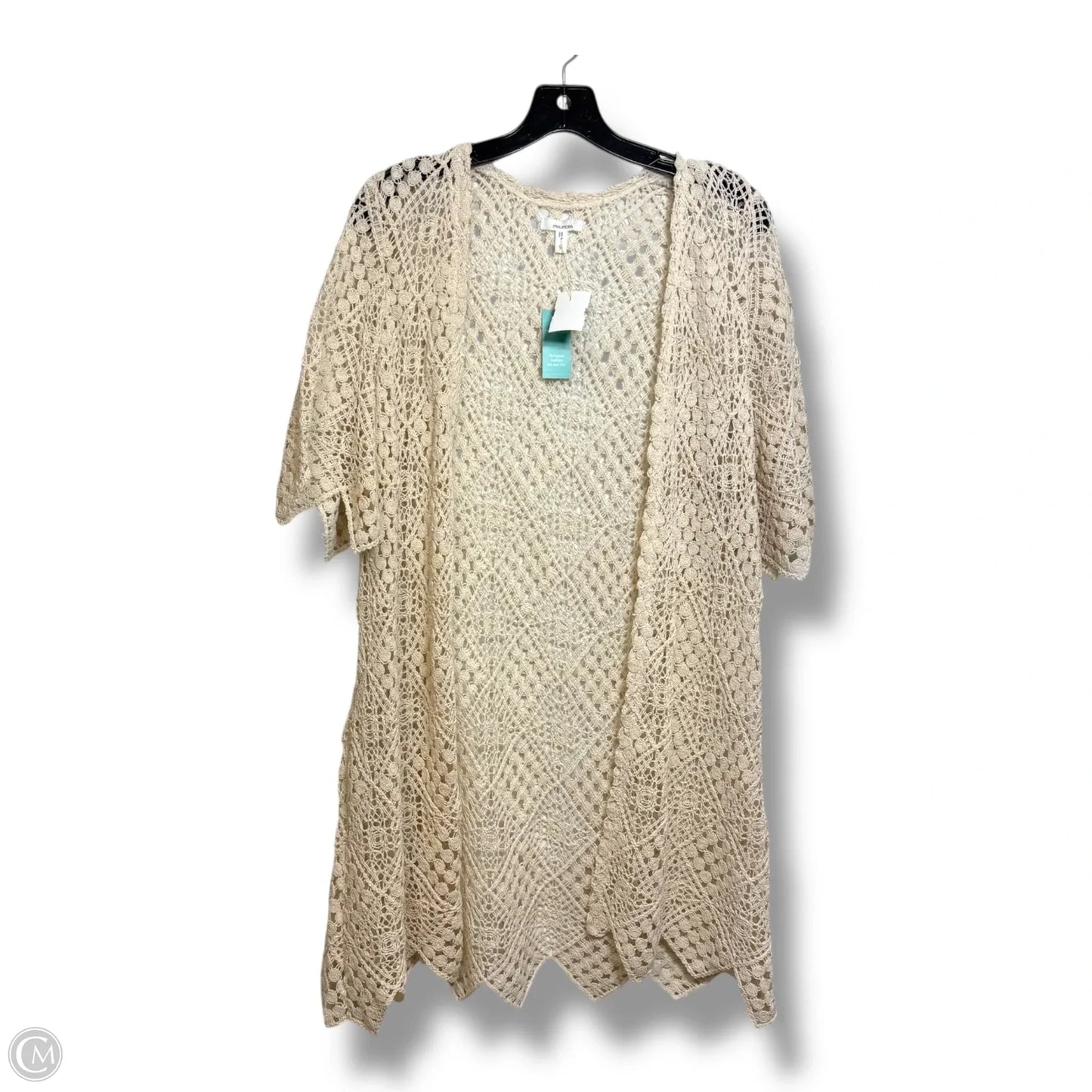 Cardigan By Maurices In Ivory, Size: S