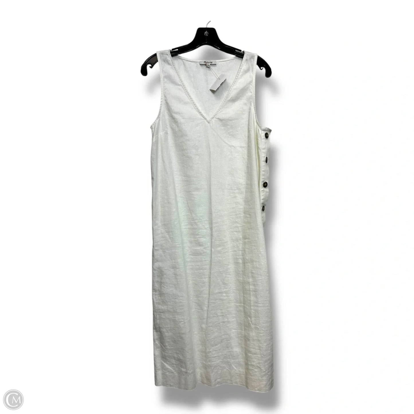 Dress Casual Midi By Madewell In Ivory, Size: S