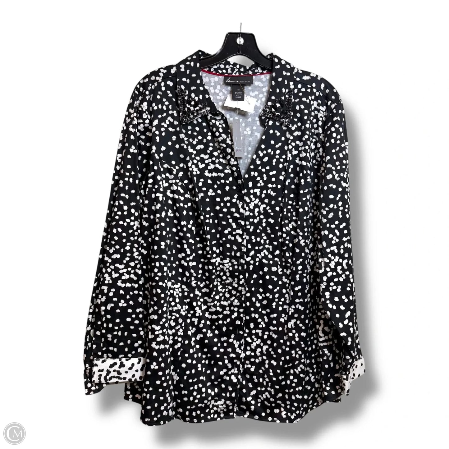 Top Long Sleeve By Lane Bryant In Animal Print, Size: 2x