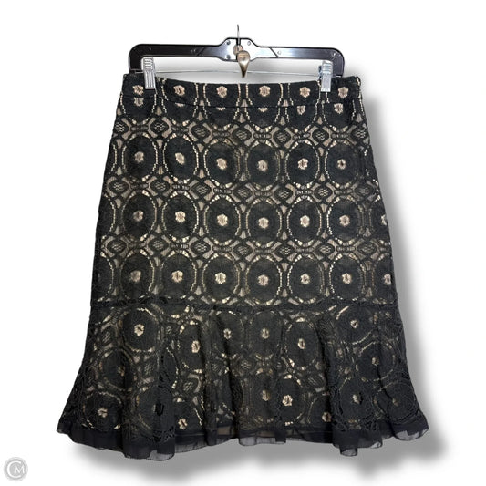 Skirt Midi By Ann Taylor In Black, Size: 8