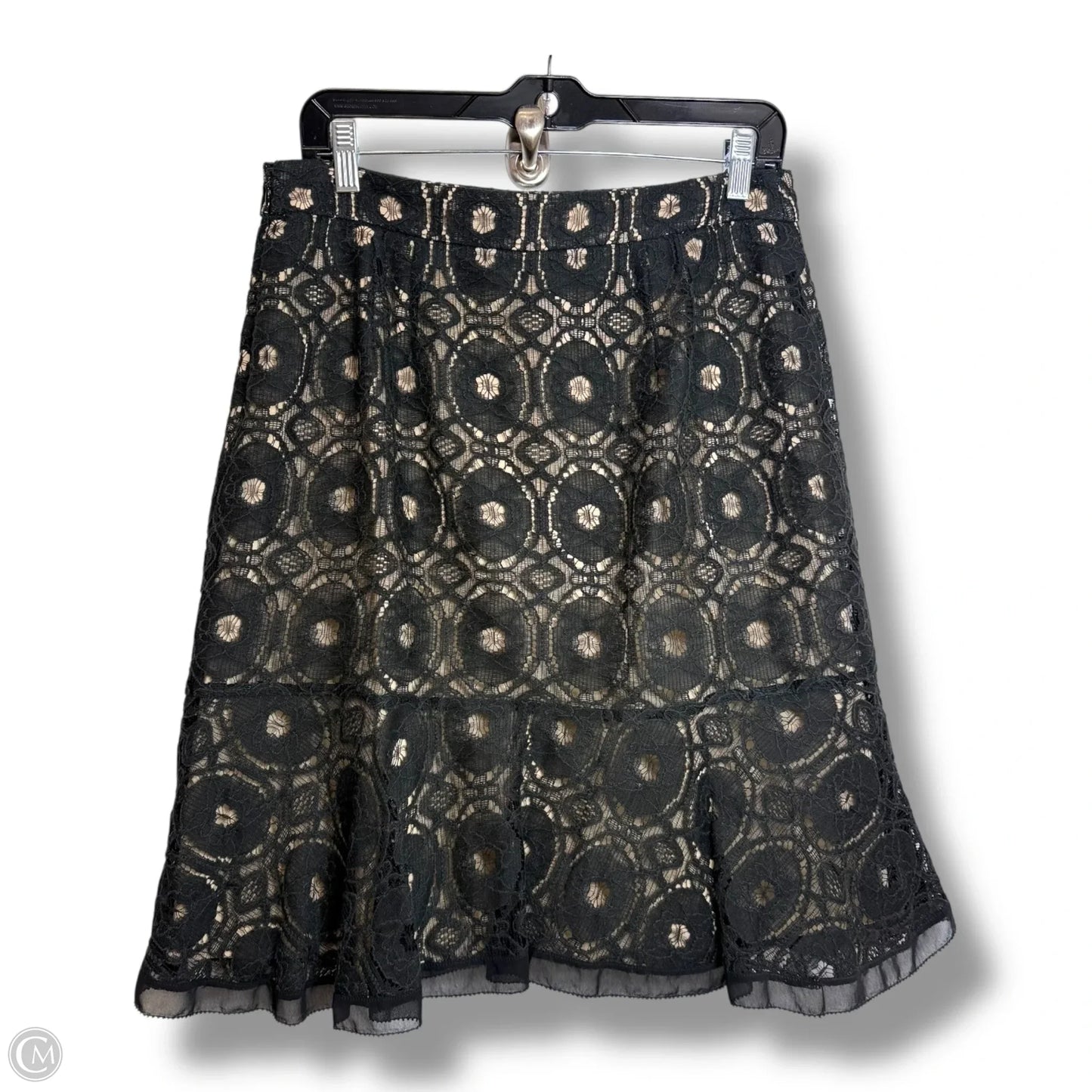 Skirt Midi By Ann Taylor In Black, Size: 8