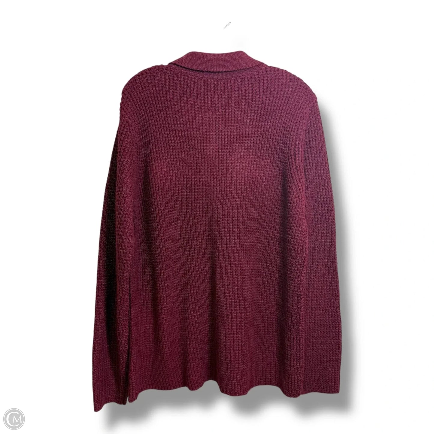 Sweater By Cme In Maroon, Size: S