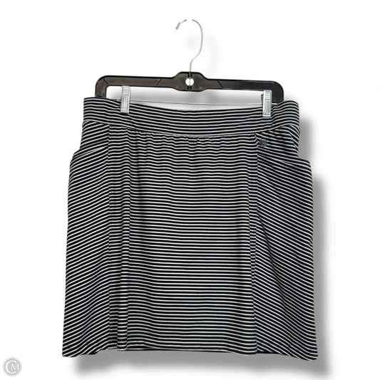 Skort By Talbots In Striped Pattern, Size: M