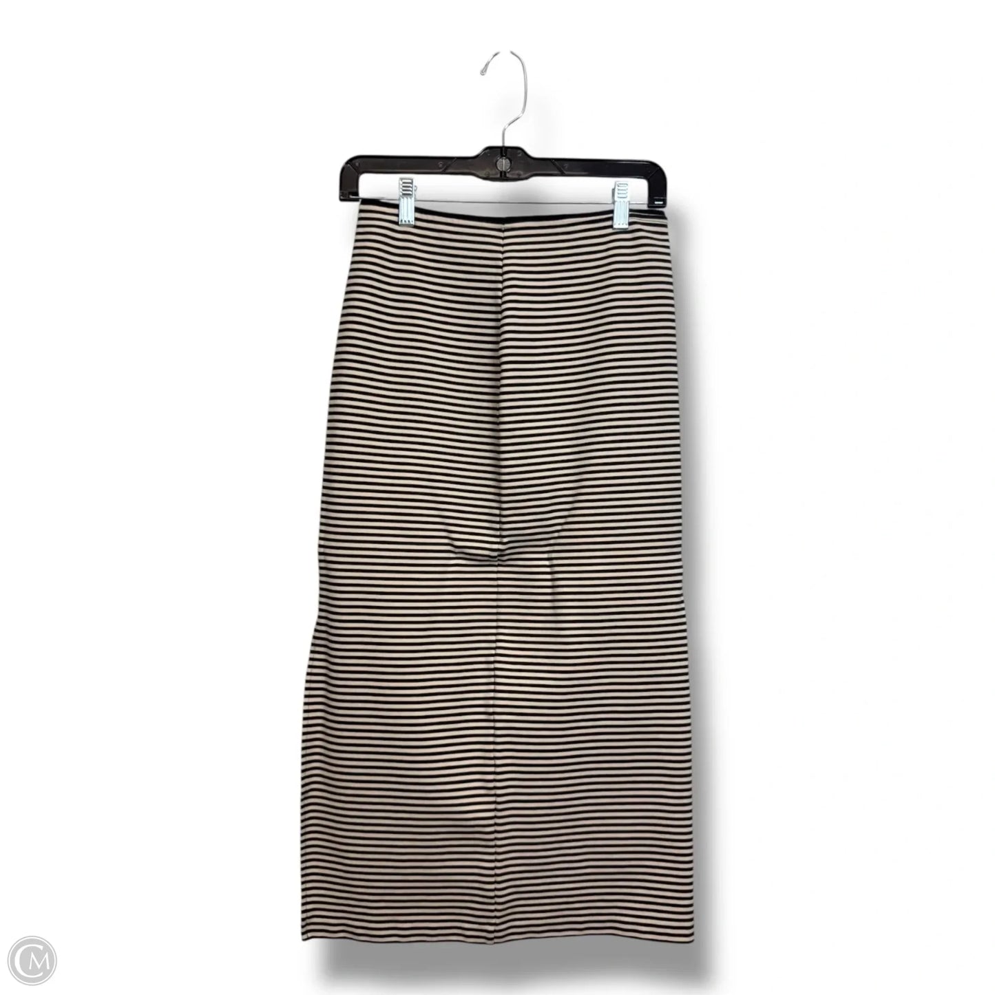 Skirt Midi By Everlane In Striped Pattern, Size: S
