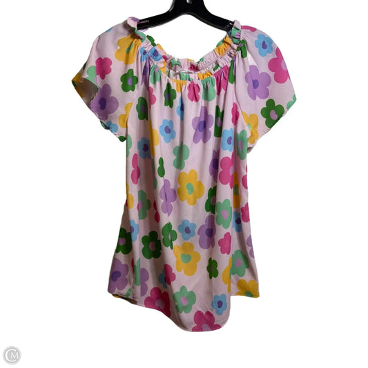 Top Short Sleeve By First Love In Pink, Size: 1x