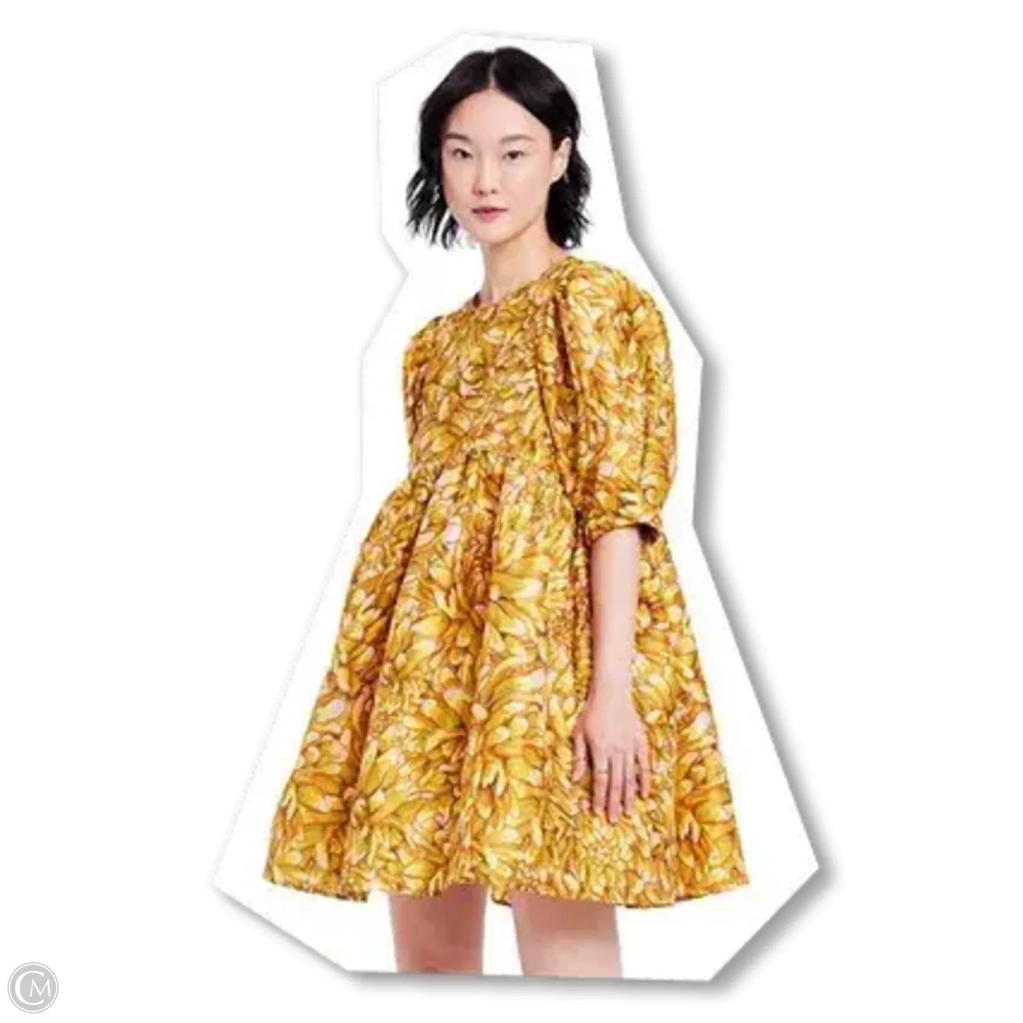 Kika Vargas Dress Casual Short By Target-designer In Yellow, Size: M