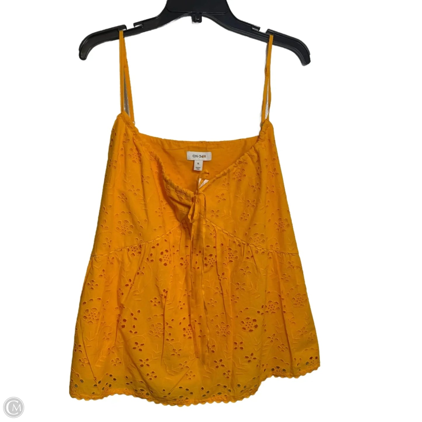 Tank Top By On 34th In Yellow, Size: Xl