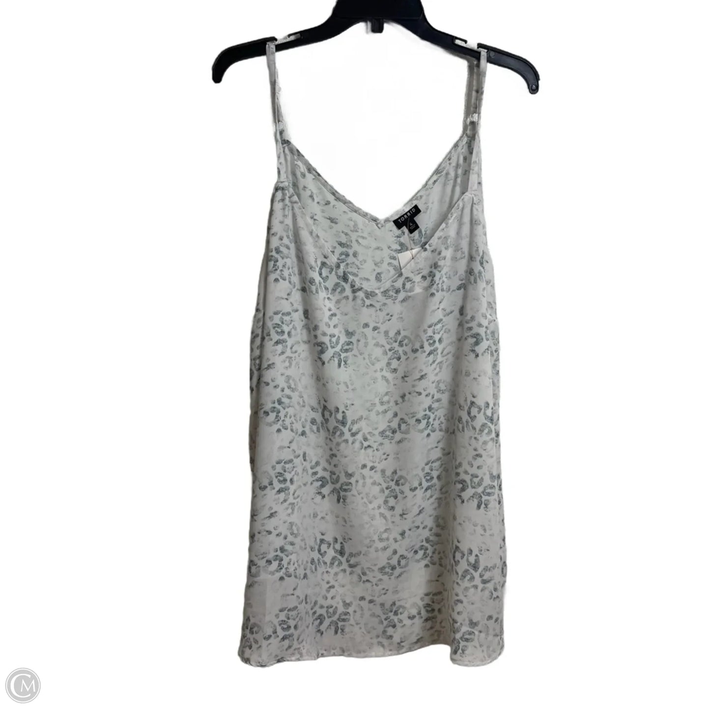 Tank Top By Torrid In Grey & White, Size: 4x