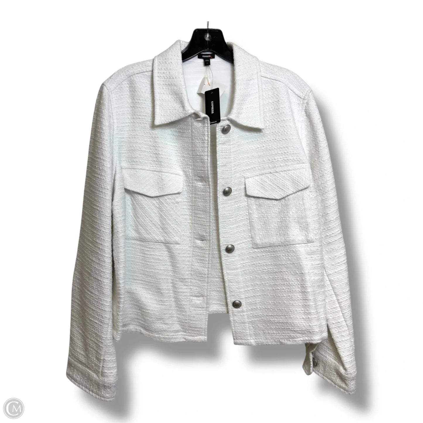 Blazer By Express In White, Size: L