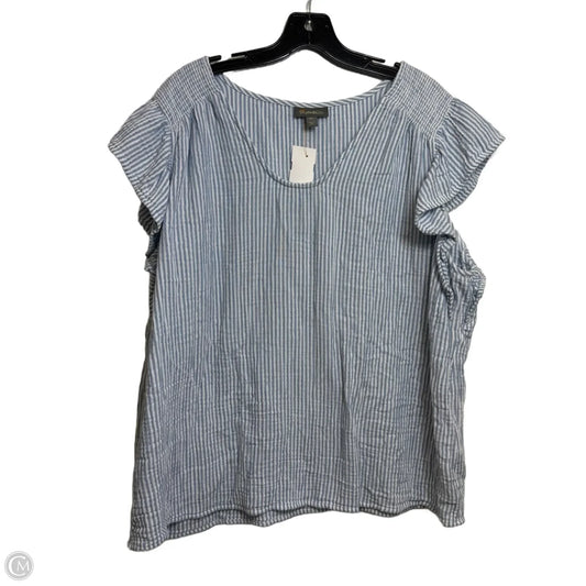 Top Sleeveless By Style And Company In Striped Pattern, Size: Xxl