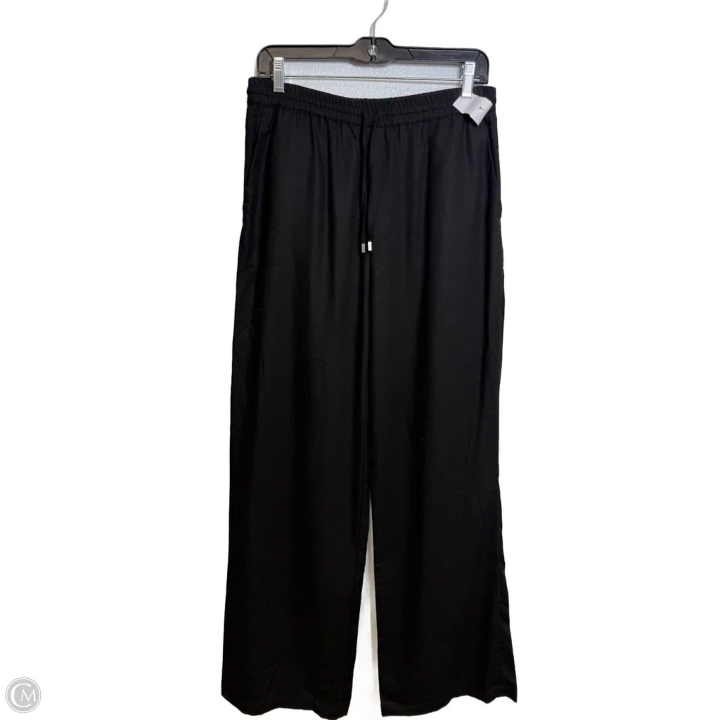 Pants Wide Leg By Love Tree In Black, Size: L
