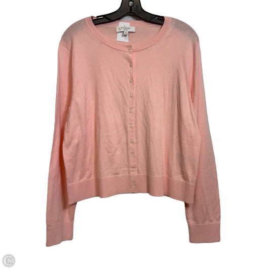 Cardigan By Banana Republic In Peach, Size: Xl