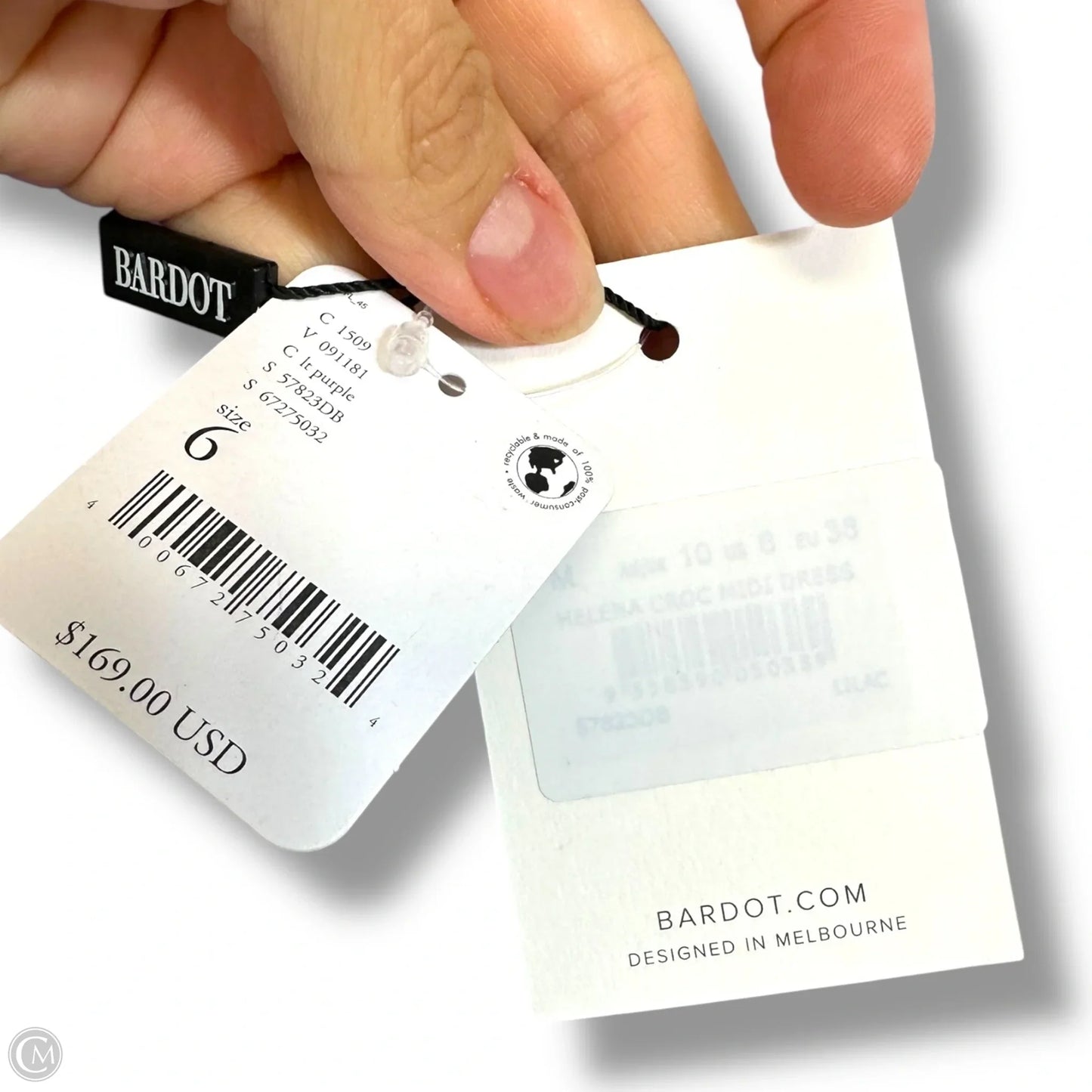 Dress Casual Midi By Bardot In Purple, Size: 6