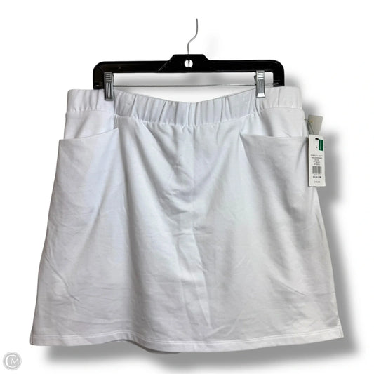 Skort By Kim Rogers In White, Size: L