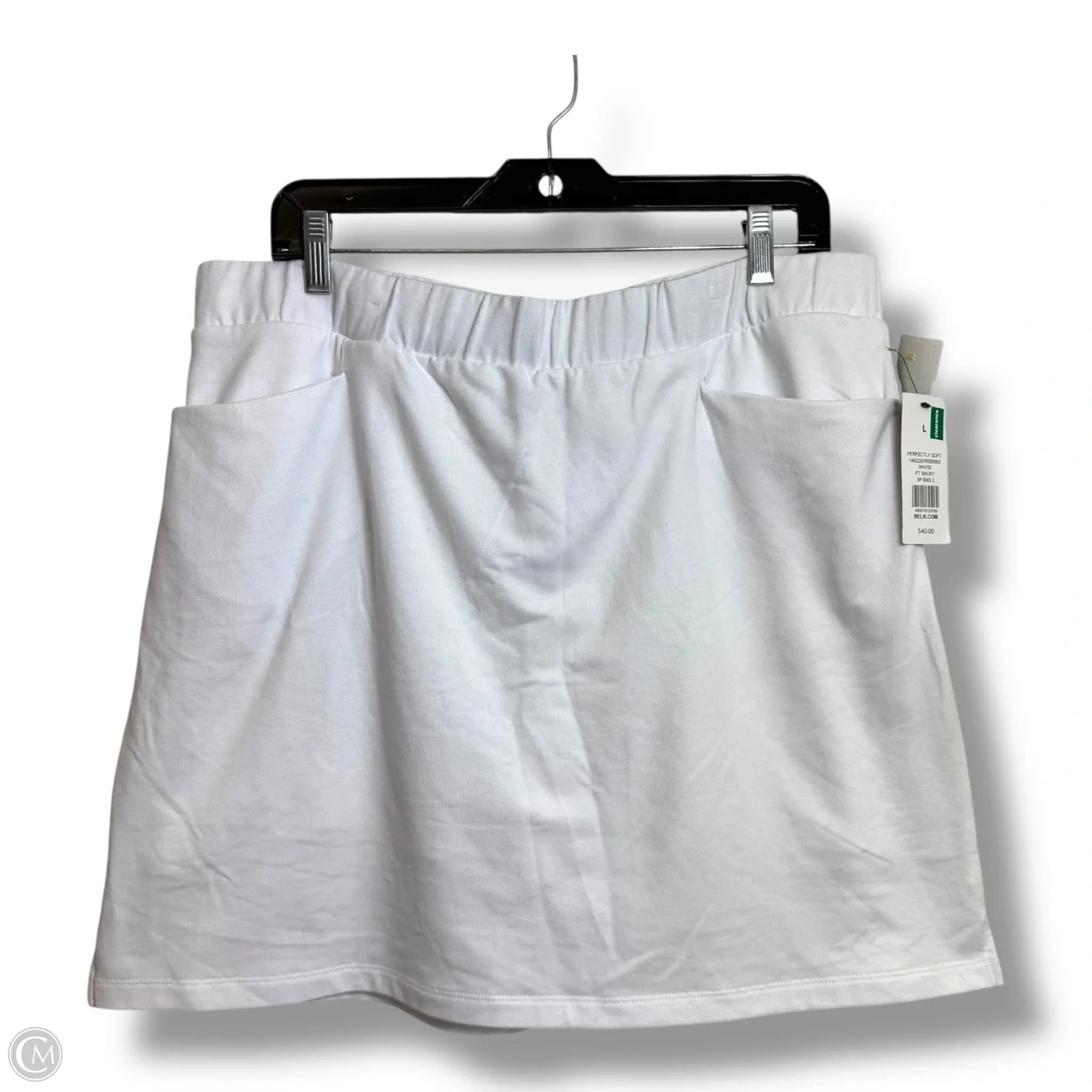 Skort By Kim Rogers In White, Size: L