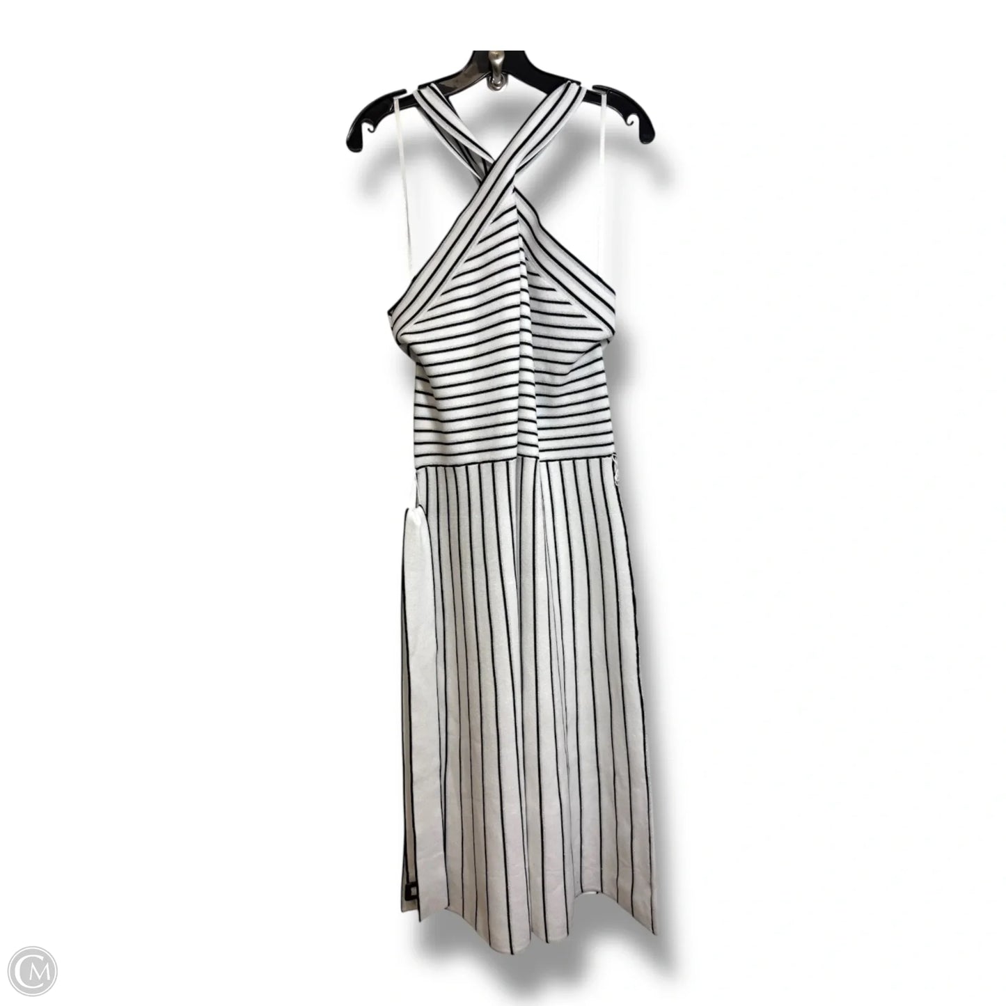 Dress Party Short By Ann Taylor In Black & White, Size: Xl