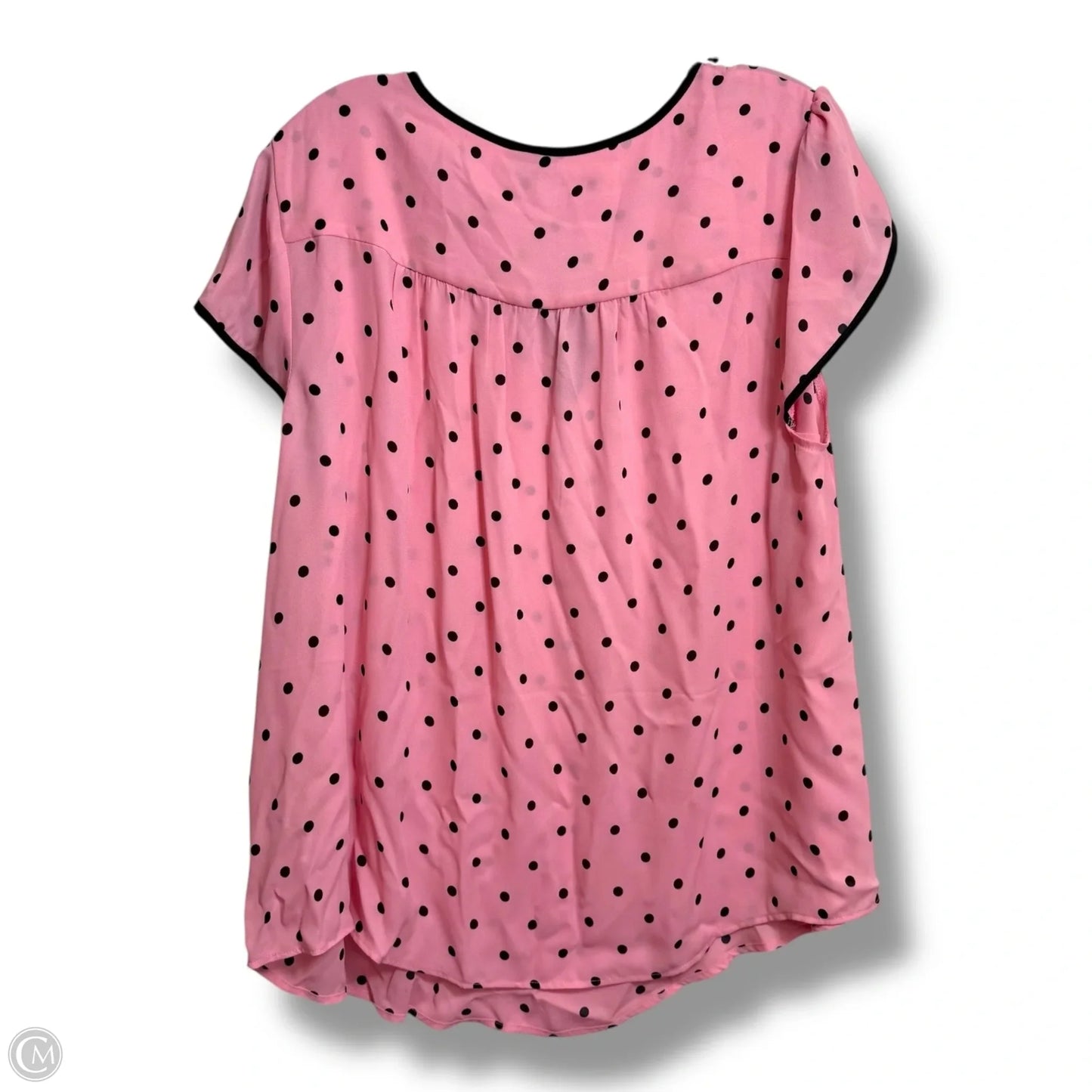 Top Short Sleeve By Torrid In Polkadot Pattern, Size: 1x