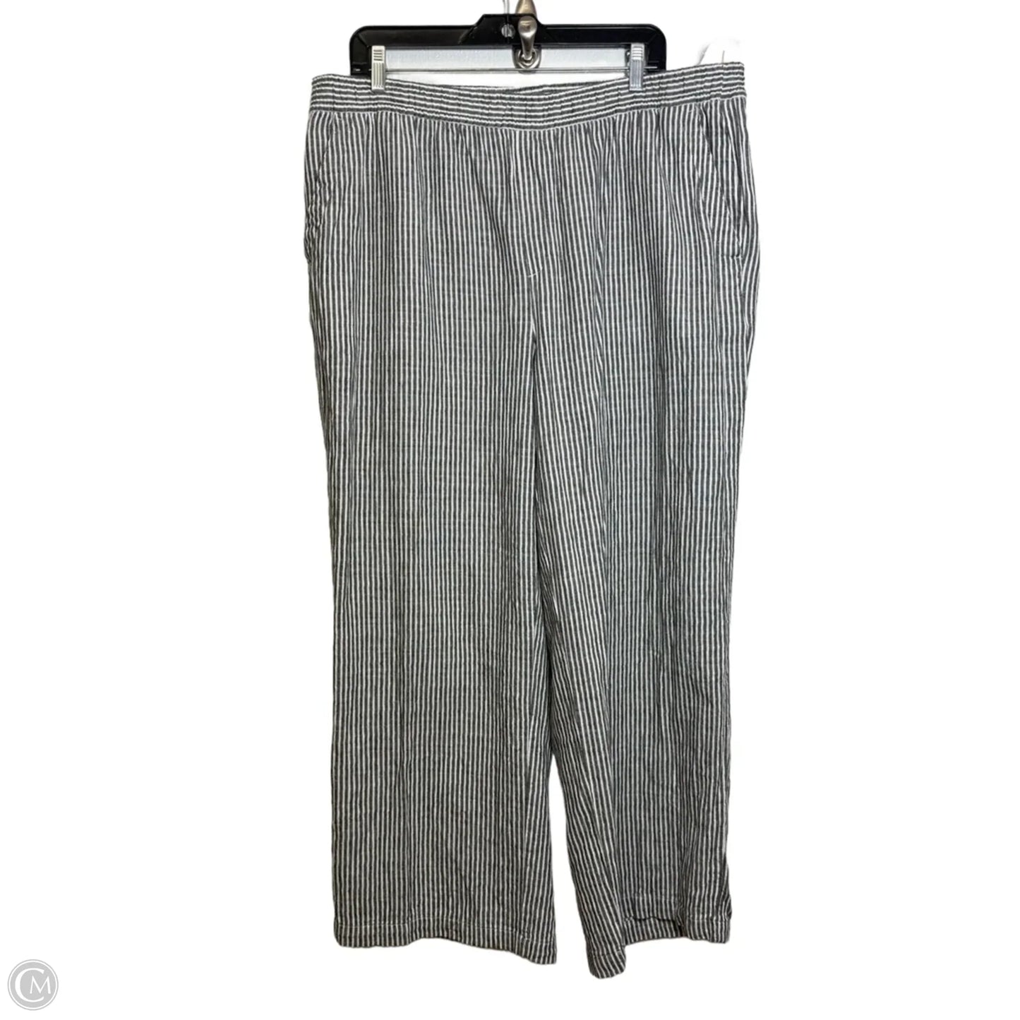 Pants Wide Leg By Old Navy In Striped Pattern, Size: Xl