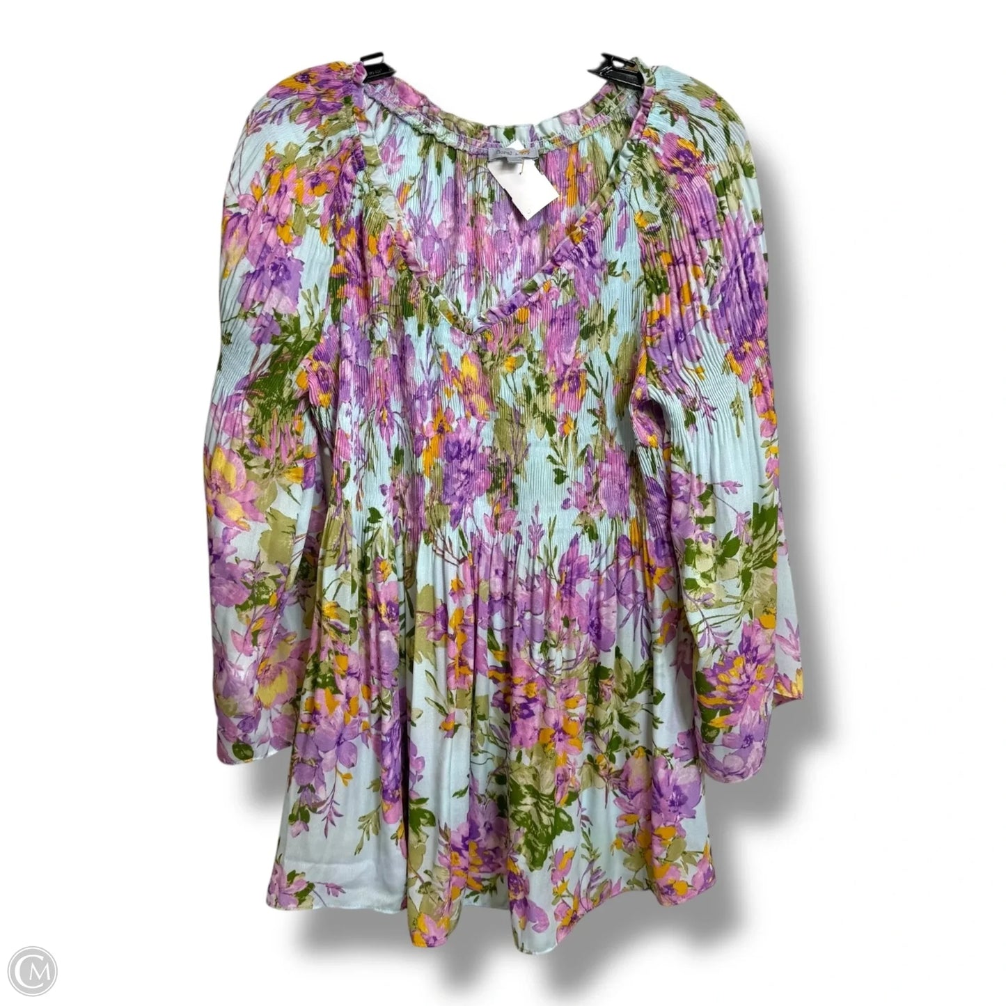 Top Long Sleeve By Clothes Mentor In Floral Print, Size: Xl