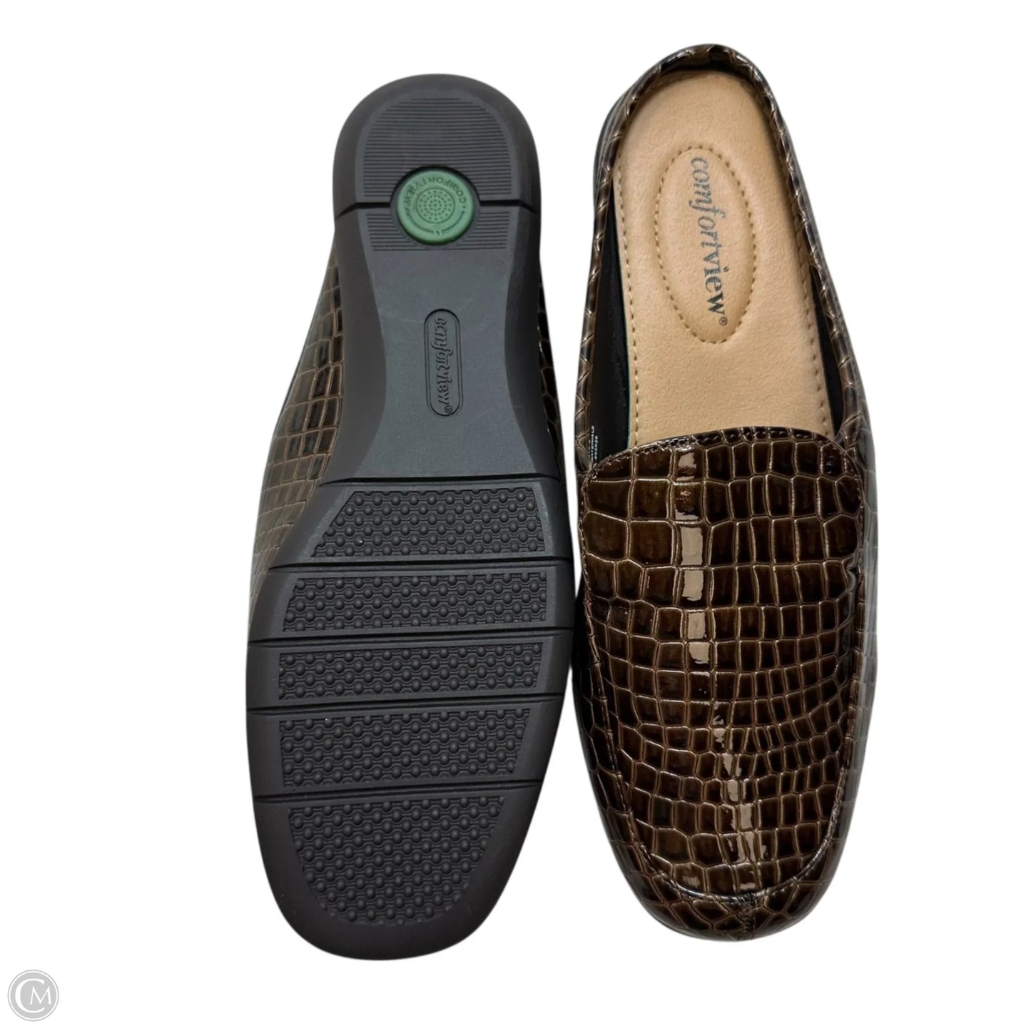 Shoes Flats By Comfortview In Brown, Size: 7.5