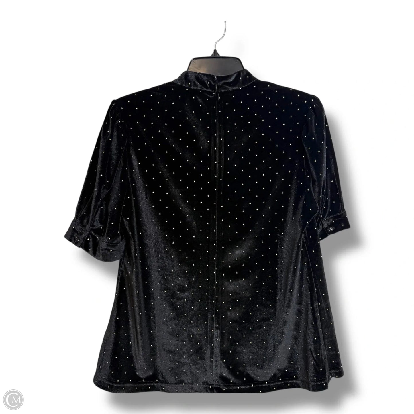 Top Short Sleeve By Nanette By Nanette Lepore In Black, Size: M