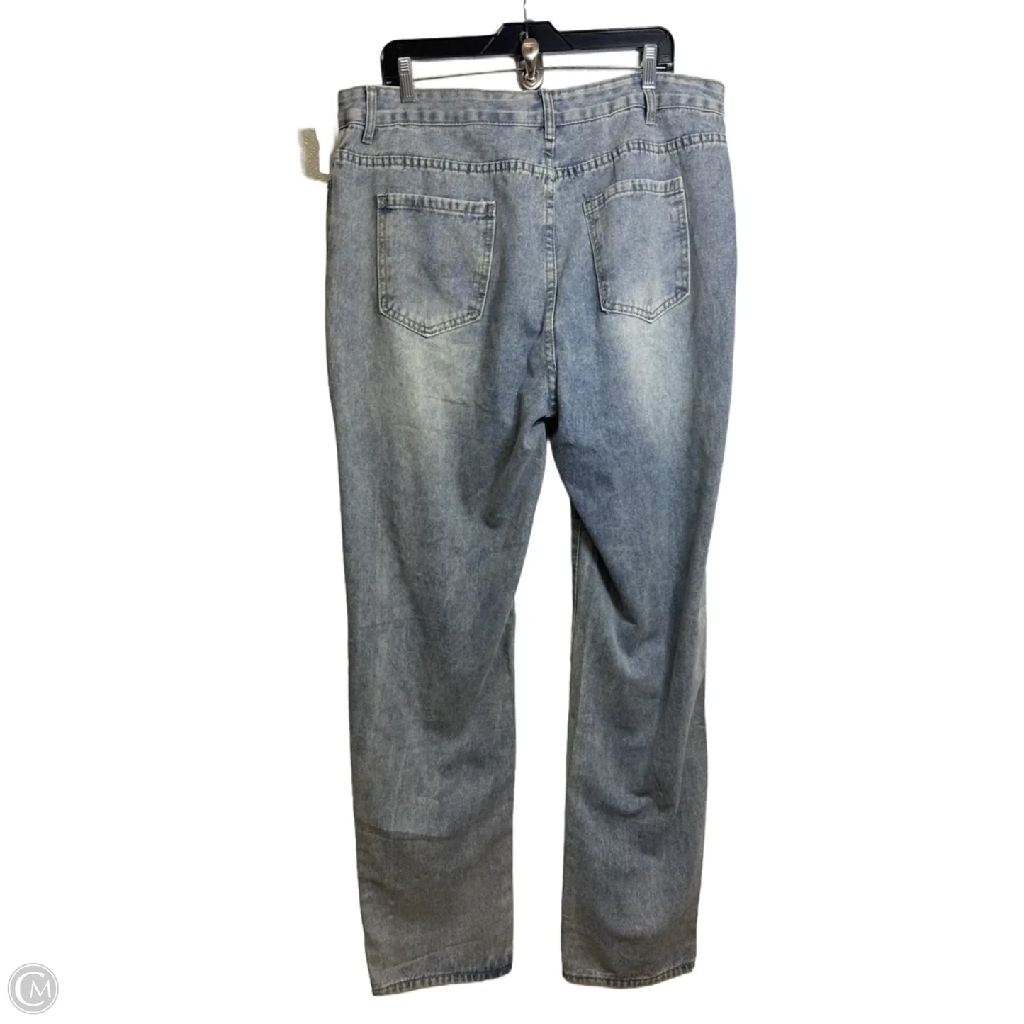 Jeans Straight By Cmf In Blue Denim, Size: 2x