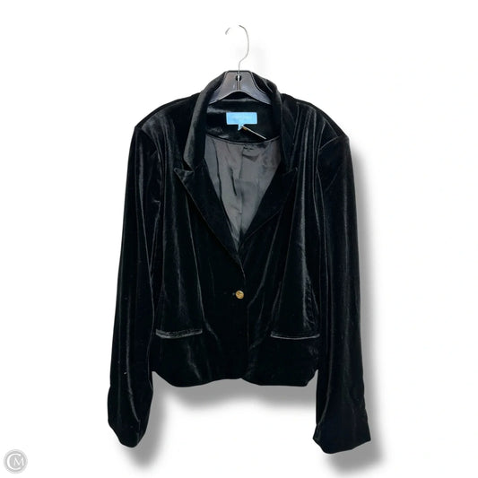 Blazer By Draper James In Black, Size: Xxl